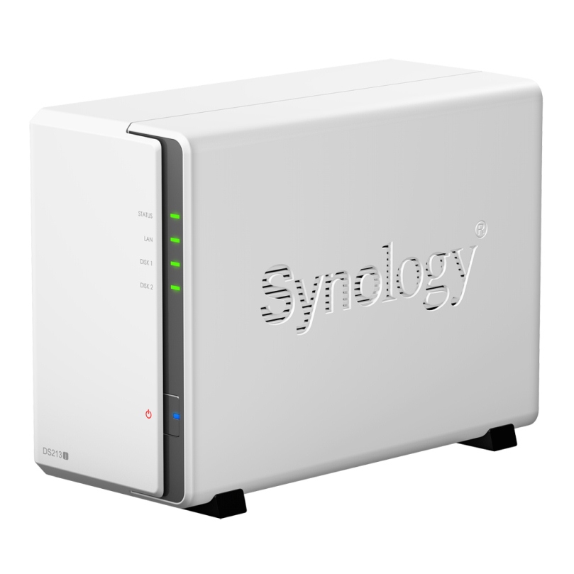 NAS TRENDNET/SYNOLOGY DS213J 2 BAHIAS/1.2GHZ/512MB DDR3/LAN GIGABITX1/USBX2/SATAX2